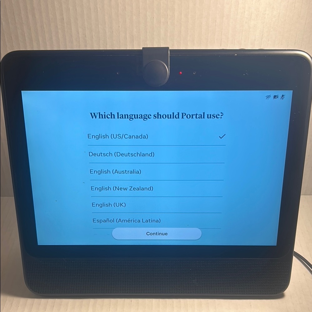 Meta Facebook Portal GEN 1 Video Calling Black Model 1st Gen Tested